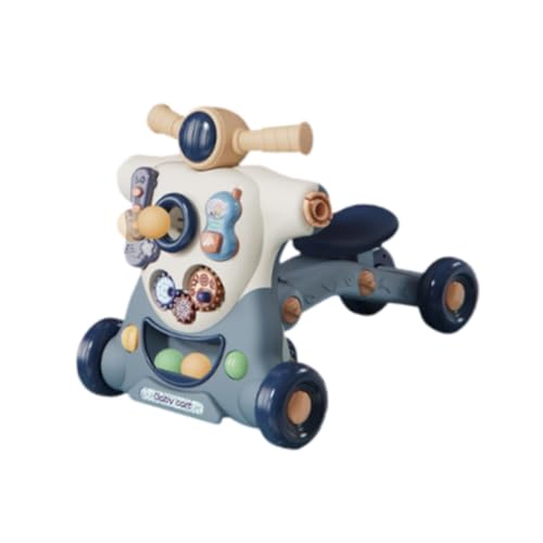 Milageto Baby Kleinkinder Push Toy, Slide Car Stabiles Früherziehung Intelligenzspielzeug, Blau von Milageto