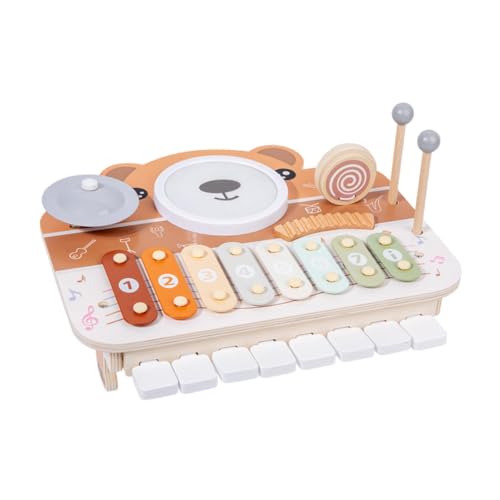 Milageto Baby Musical Toy mit Xylophon Multifunktionen Bildungsspielzeugmusikinstrument für Kleinkinder Kinder im Alter von 3+ Baby von Milageto