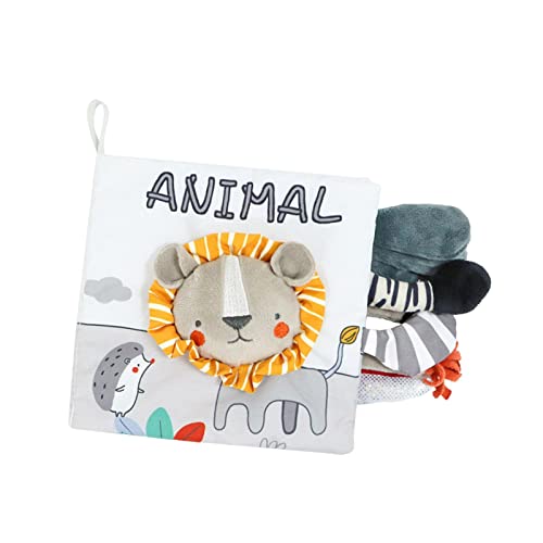 Milageto Cartoon Crinkle Book, frühes Lernspielzeug, Entwicklungsspielzeug, Tierschwänze, Stoffbuch, für Spiele, Stil A Milageto Cartoon Crinkle Book, frühes Lernspielzeug, Entwicklungsspielzeug, Tierschwänze, Stoffbuch, für Spiele, Stil A von Milageto