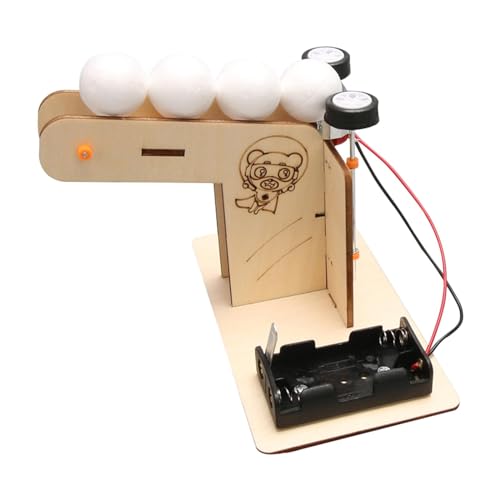 Milageto Elektrische Ballwurfmaschine, Lerntechnologie-Experiment, Entwicklungspuzzle, Holzprojektmodell für Lehrmittel Milageto Elektrische Ballwurfmaschine, Lerntechnologie-Experiment, Entwicklungspuzzle, Holzprojektmodell für Lehrmittel von Milageto