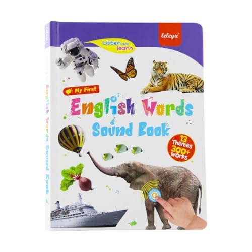 Milageto Englische Wörter, Soundbuch, Wörter Lernen, frühkindliche Bildung, interaktives Hörbuch, Wortschatzaufbau für die Schule zu Hause Milageto Englische Wörter, Soundbuch, Wörter Lernen, frühkindliche Bildung, interaktives Hörbuch, Wortschatzaufbau für die Schule zu Hause von Milageto