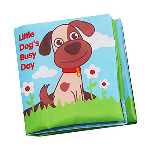 Milageto Erstes Buch, Säuglings Zahnknister Buch mit Raschelgeräusch, Säuglings Erstbuch, Hund Milageto Erstes Buch, Säuglings Zahnknister Buch mit Raschelgeräusch, Säuglings Erstbuch, Hund von Milageto
