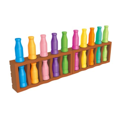 Milageto Farbabgleichsspiel-Set, lehrreiche Bunte Flaschen, Geburtstagsgeschenk, Konzentrations-Brettspiele, Farbratespiel für Mädchen, 20 Flasche Milageto Farbabgleichsspiel-Set, lehrreiche Bunte Flaschen, Geburtstagsgeschenk, Konzentrations-Brettspiele, Farbratespiel für Mädchen, 20 Flasche von Milageto