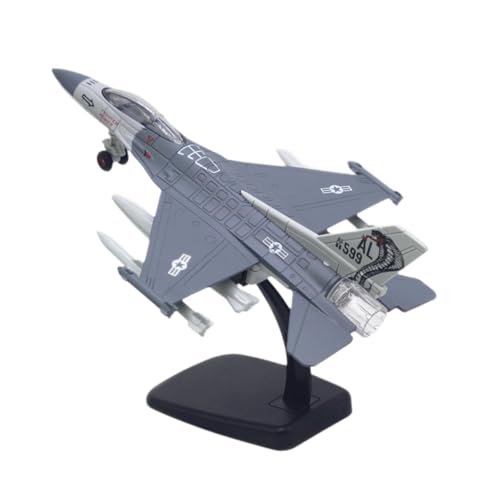 Milageto Fighter Model 1:72 Desktop-Display Rollenspiel Realistisches Action-Flugzeug-Druckgussmodell mit Ständer für Jungenspielzeug-Dekorationsregal von Milageto