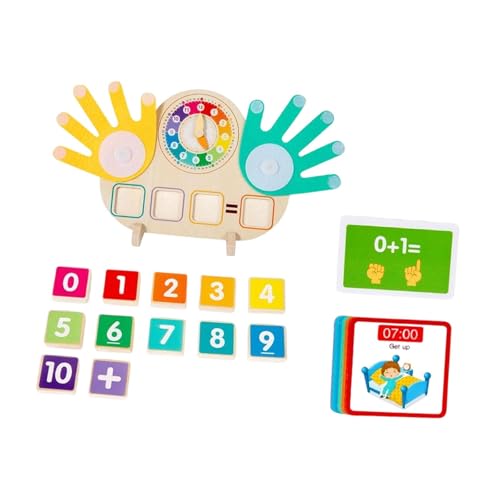 Milageto Fingerzähl-Mathematikspielzeug, Lernspielzeug, mathematische Manipulatoren, Addition und Subtraktion, Früherziehung für, Jungen und Mädchen Milageto Fingerzähl-Mathematikspielzeug, Lernspielzeug, mathematische Manipulatoren, Addition und Subtraktion, Früherziehung für, Jungen und Mädchen von Milageto