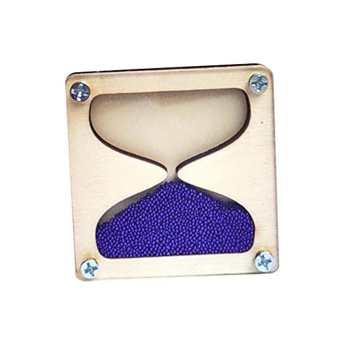 Milageto Hölzerne Sanduhr Busy Board Material Zubehör Praktisches Motorik Lernspielzeug für Kleinkinder Kinder Party Favors, Violett Milageto Hölzerne Sanduhr Busy Board Material Zubehör Praktisches Motorik Lernspielzeug für Kleinkinder Kinder Party Favors, Violett von Milageto