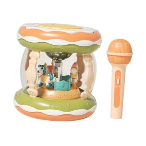 Milageto Kinderhand Beat Drum Set Musical Drum Early Development Interactive Music Activity Center Tisch für Jungen und Mädchen von Milageto