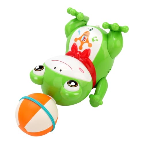 Milageto LED-Musik-Drehball-Frösche, Spielzeug, Lernspielzeug, süßer Tanzender Frosch mit Lichtern und Musik als Geburtstags Milageto LED-Musik-Drehball-Frösche, Spielzeug, Lernspielzeug, süßer Tanzender Frosch mit Lichtern und Musik als Geburtstags von Milageto