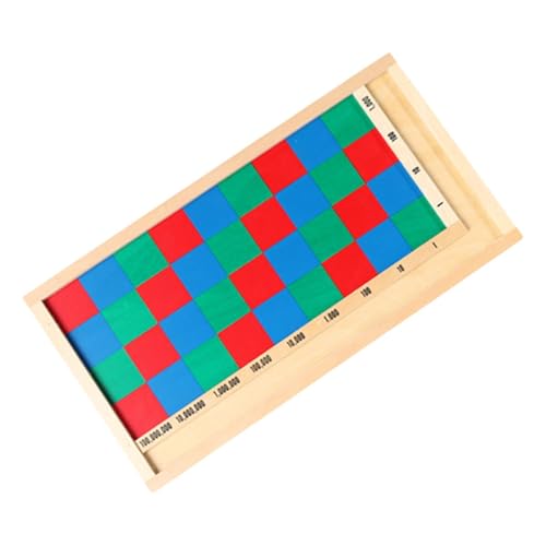 Milageto Mathematik-Lehrtafel, Unterrichtsmaterialien, Frühes Lernen, Mathematik-Lernspielzeug, Montessori-Spielzeug für den Kindergarten, Reisen von Milageto