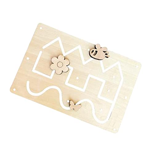 Milageto Montessori Busy Board Zubehör, Busy Board DIY Praktische Fähigkeiten, Baby Pädagogisches Sensorik Spielzeug Motorikbrett, Activity Board Lernspielzeug für Kinder - Schmetterling von Milageto