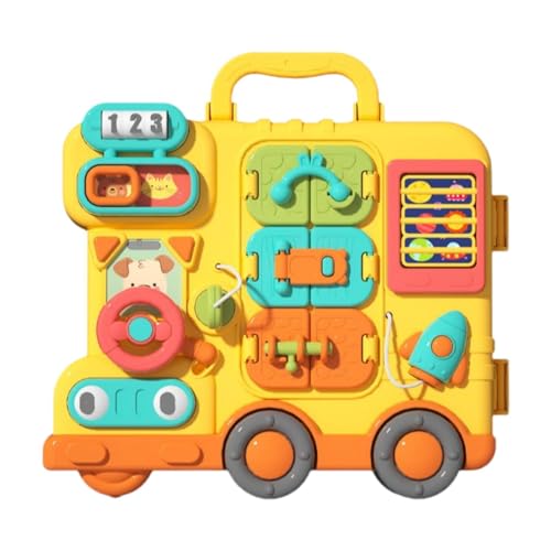 Milageto Musikalisches Busy Board, sensorisches Spielzeug, frühkindliche Bildung, entwicklungsförderndes sensorisches Board, Lernspielzeug für 1-jährige Milageto Musikalisches Busy Board, sensorisches Spielzeug, frühkindliche Bildung, entwicklungsförderndes sensorisches Board, Lernspielzeug für 1-jährige von Milageto