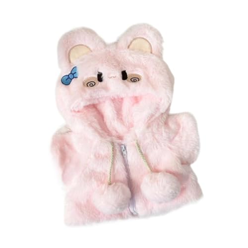 Milageto Plüschpuppenmantel, Puppenkostüm, Cosplay, pädagogisches DIY-Foto-Requisit, Kuscheltiere, Puppenkleidung für 38 cm große Puppen, Rosa von Milageto