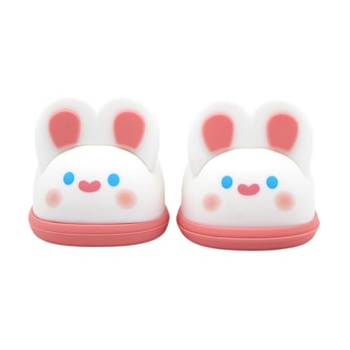 Milageto Puppen-Clogs, Tier-Puppenschuhe, Foto-Requisiten, Hausschuhe für Puppen, stehend, Cartoon-Babypuppen-Zubehör, PVC-Puppe, klassischer Clog, Kaninchen von Milageto