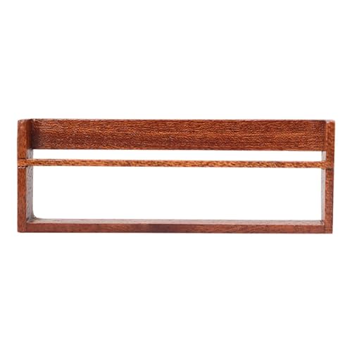 Milageto Puppenhaus Bücherregal Kleines Möbelstück Miniaturregal Standregal Zubehör Realistische Nachbildung für Eine Lebensechte Szene für Sammler, Style B Long Milageto Puppenhaus Bücherregal Kleines Möbelstück Miniaturregal Standregal Zubehör Realistische Nachbildung für Eine Lebensechte Szene für Sammler, Style B Long von Milageto