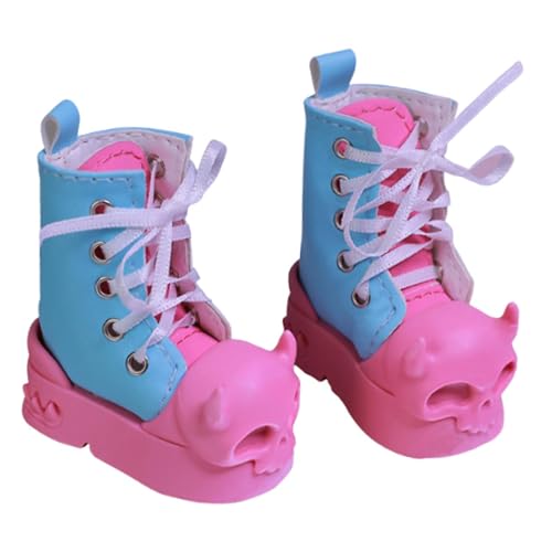 Milageto Puppenschuhe Mädchen Puppenschuhe, Outfits Dekor Kinder Spielzeug handgefertigt Long Boots Accessoire für 1/4 Dolls Ball Jointed Dolls, Rosa von Milageto