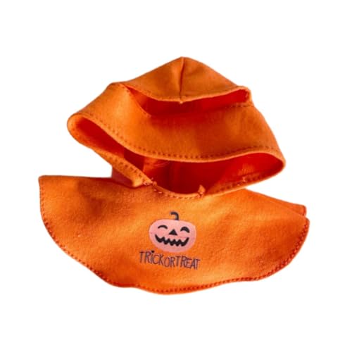 Milageto Puppenumhang für Mädchen, Anhänger, Puppen-Outfits, DIY-Puppenspielzeug, süße, stilvolle Foto-Requisiten für Kinder, Puppenkleidung, Kostüme für, Orange von Milageto