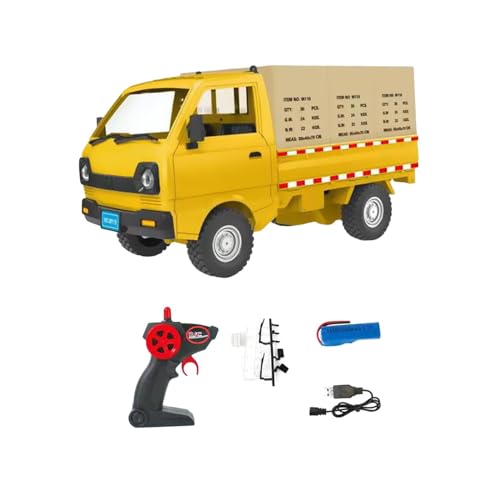 Milageto RC-Autospielzeug 1/16 LKW-Spielzeug Aktivitäten Geschenke Spielen Lernspielzeug Kognitive Entwicklung Spielfahrzeuge Spielzeug für Jungen Kind, Gelb von Milageto