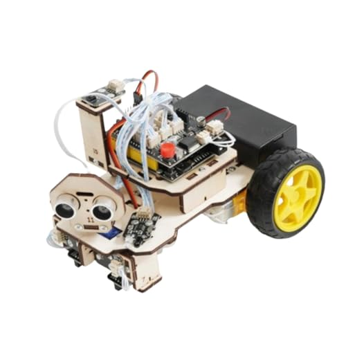 Milageto Roboter RC Smart Car Science Coding Kit Spielzeug, Programmierung, DIY Starter Kit für Stem Lernspielzeug für Anfänger, a von Milageto