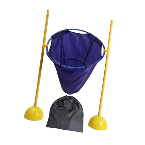 Milageto Sandsack-Wurf-Sandsack, Wurfspiel mit 10 Sandsäcken, Wurfspiel für drinnen und draußen, Cornhole-Spiel für Kinder, Erwachsene, Mädchen und Jungen, Blau von Milageto