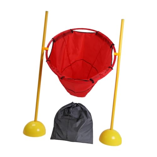 Milageto Sandsack-Wurf-Sandsack, Wurfspiel mit 10 Sandsäcken, Wurfspiel für drinnen und draußen, Cornhole-Spiel für Kinder, Erwachsene, Mädchen und Jungen, Rot von Milageto