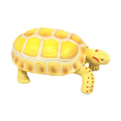 Milageto Schildkröte Tiere Figur Schildkröten Spielzeug Lernspielzeug Schildkröte Statue Schildkröte Modell Spielzeug für drinnen Bücherregal draußen, Europäische Landschildkröte von Milageto