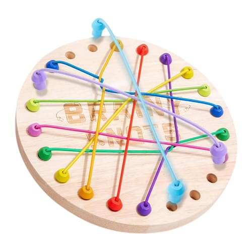 Milageto Seilpuzzle Herausforderung Spielzeug Brainy Knots entwirrende Gedankenspielzeug Eltern -Kinder -Interaktion Seil, für Kinder löst von Milageto