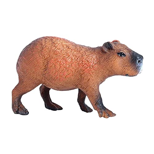 Milageto Pädagogisches Lernspielzeug Capybara Statue, Tierfiguren Capybara Figuren Modell, Realistische Capybara-Figuren Spielzeug, Capybara Figure Animal Toys für Kinder Party Favors, Stil a von Milageto