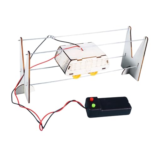 Milageto Straßenbahnmodell zum Basteln, DIY, Wissenschaft, Erkenntnis, Holzmodellbausatz, Holzpuzzle für Jungen, Mädchen, Kinder, Lehr-Requisiten, Anfänger, von Milageto