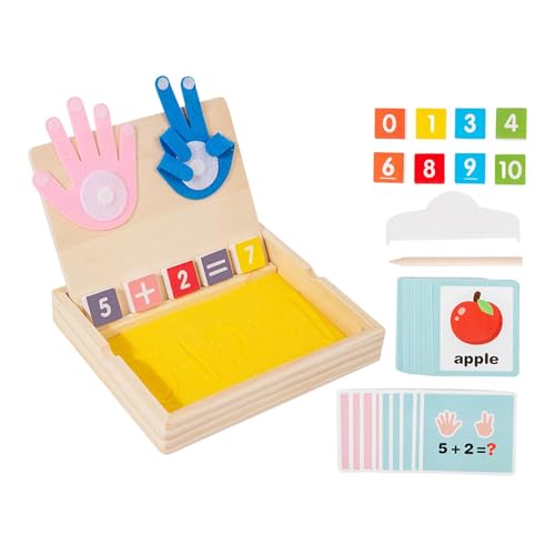Milageto Zahlenzählblöcke für, Finger-Mathematikspiel, Sandmalerei, 2-in-1, Vorschul-Lernspielzeug für Jungen und Mädchen, Geburtstagsgeschenke Milageto Zahlenzählblöcke für, Finger-Mathematikspiel, Sandmalerei, 2-in-1, Vorschul-Lernspielzeug für Jungen und Mädchen, Geburtstagsgeschenke von Milageto