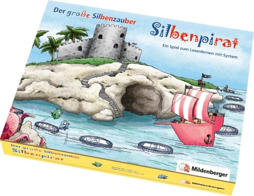 Mildenberger Verlag GmbH Der große Silbenzauber: Silbenpirat EIN Spiel zum Lesenlernen mit System. Leselernspiel im Schmuckkarton, White von Mildenberger Verlag GmbH