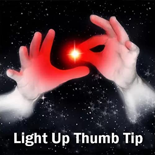 Satz von 2 Magic Rubber Thumb TIPP leuchten RED Flashing Close Up Real Finger Trick von MilesMagic