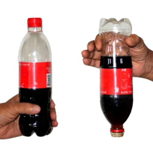 MilesMagic Magician's Hydrostatic Cola Bottle Gimmick Any Liquid Float Without Cap Anti Gravity Mentalsim Magic Trick von MilesMagic