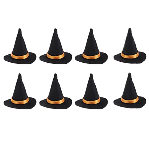 Hexenzubehör 8 Stück Mini-Hexen 3 5 Cm Kleine Hexenhüte Für Halloween Filz-Weinflaschen-Abdeckung Zauberer Für Party-Dekoration ationen ationen Halloween-Dekorationen von Milisten