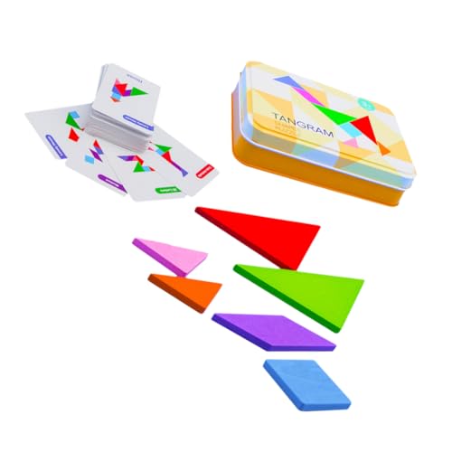 MILISTEN 1 Satz Holz Tangram Puzzle für Teiliges Pädagogisches Kreativität und Problemlösungsfähigkeiten für Jungen und Aufbewahrungsbox MILISTEN 1 Satz Holz Tangram Puzzle für Teiliges Pädagogisches Kreativität und Problemlösungsfähigkeiten für Jungen und Aufbewahrungsbox von Milisten