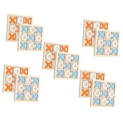 MILISTEN 10 Sätze Holz Brettspiel Toe Holzspielzeug Lernspiel für Logisches Konzentration Party Spiel MILISTEN 10 Sätze Holz Brettspiel Toe Holzspielzeug Lernspiel für Logisches Konzentration Party Spiel von Milisten