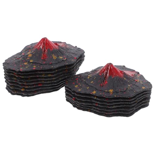 MILISTEN 16 Stück Teiliges Mini Vulkanausbruch Modell aus Robustem Kunststoff Realistische Vulkanlandschaft für Geographieunterricht Wissenschaftliches Experiment Bonsai Aquariumdekor MILISTEN 16 Stück Teiliges Mini Vulkanausbruch Modell aus Robustem Kunststoff Realistische Vulkanlandschaft für Geographieunterricht Wissenschaftliches Experiment Bonsai Aquariumdekor von Milisten