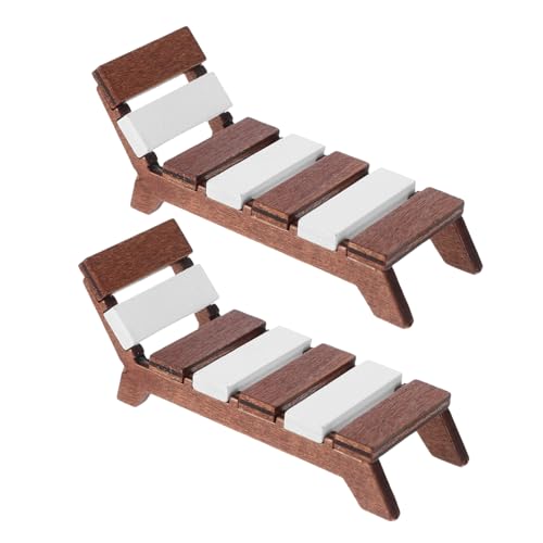 MILISTEN 2 Stück Liegestuhl Für Puppenhaus Mini Puppenhaus Mini Hausmöbel Lese Strandstuhl Holz Strandstuhl Modell Hellbraun MILISTEN 2 Stück Liegestuhl Für Puppenhaus Mini Puppenhaus Mini Hausmöbel Lese Strandstuhl Holz Strandstuhl Modell Hellbraun von Milisten