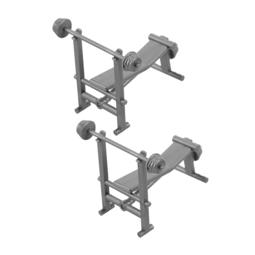 MILISTEN 2 Stück Realistisches Gym Zubehör für Puppenhäuser Hantelbänken und Gewichten für Kreative DIY Projekte und Miniatur Landschaften MILISTEN 2 Stück Realistisches Gym Zubehör für Puppenhäuser Hantelbänken und Gewichten für Kreative DIY Projekte und Miniatur Landschaften von Milisten