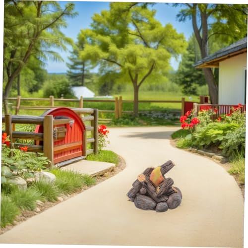 Milisten 2stücke Miniatur-Ornament Für Puppenhaus Künstliches Feuer-Modell Mikro-feuerlandschaft-Dekoration Zum Basteln Mini-feuerstelle Für DIY-szenen Und Milisten 2stücke Miniatur-Ornament Für Puppenhaus Künstliches Feuer-Modell Mikro-feuerlandschaft-Dekoration Zum Basteln Mini-feuerstelle Für DIY-szenen Und von Milisten