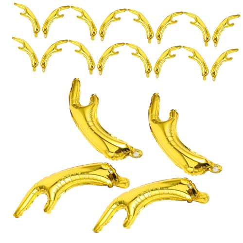 MILISTEN 20 Stück Goldene Rentier-geweih Luftballons Aufblasbare Folienballons Festliche Weihnachtsdeko Einfache Installation für Partyfotos und Kreative Kinderfeiern MILISTEN 20 Stück Goldene Rentier-geweih Luftballons Aufblasbare Folienballons Festliche Weihnachtsdeko Einfache Installation für Partyfotos und Kreative Kinderfeiern von Milisten