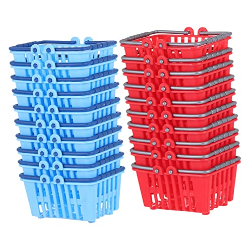 MILISTEN 20 Stück Mini -Einkaufskorbsspielzeug Miniaturkorb Mini-Puppenhauszubehör Mini -Korb kleine Körbchen Kleiner Einkaufswagen Mini- Miniatur-Puppenhauszubehör Plastik MILISTEN 20 Stück Mini -Einkaufskorbsspielzeug Miniaturkorb Mini-Puppenhauszubehör Mini -Korb kleine Körbchen Kleiner Einkaufswagen Mini- Miniatur-Puppenhauszubehör Plastik von Milisten