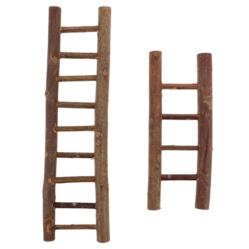 MILISTEN 2er Set Puppenhaus Treppe: Miniatur Holzleiter, Kleine Stufen, Modell für DIY Möbelszene oder Puppenhaus Dekoration MILISTEN 2er Set Puppenhaus Treppe: Miniatur Holzleiter, Kleine Stufen, Modell für DIY Möbelszene oder Puppenhaus Dekoration von Milisten