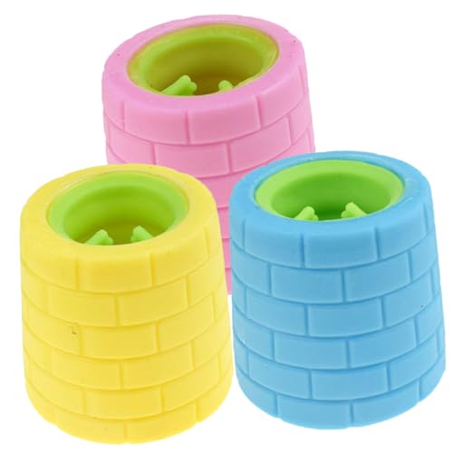 MILISTEN 3 Stück Teiliges Frosch Quetschspielzeug Stressabbau für Erwachsene Sensorisches Squeeze Toy zur Angst Stresslinderung Tragbar und Lustig MILISTEN 3 Stück Teiliges Frosch Quetschspielzeug Stressabbau für Erwachsene Sensorisches Squeeze Toy zur Angst Stresslinderung Tragbar und Lustig von Milisten