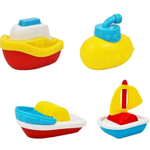 MILISTEN 4 Stück Badespielzeug für Kleinkinder Cartoon Wasser Spielzeug Boote aus Sicherem Kunststoff Spielzeug für Badewanne und Pool Wasserspielzeug für Kinder 1–3 Jahre MILISTEN 4 Stück Badespielzeug für Kleinkinder Cartoon Wasser Spielzeug Boote aus Sicherem Kunststoff Spielzeug für Badewanne und Pool Wasserspielzeug für Kinder 1–3 Jahre von Milisten