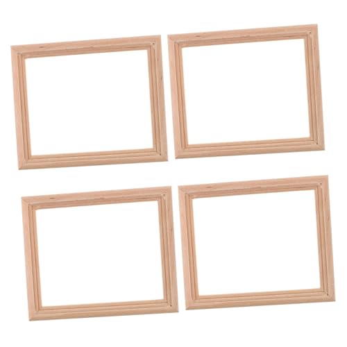 MILISTEN 4 Stück Puppenhausregal Handwerk Mini Dekoration Rahmen Fenster Anzeige Küchenzubehör Für Puppenstuben Puppenhaus Holz 1 Puppenhaus Im Maßstab 12 Handgefertigt Khaki Hölzern MILISTEN 4 Stück Puppenhausregal Handwerk Mini Dekoration Rahmen Fenster Anzeige Küchenzubehör Für Puppenstuben Puppenhaus Holz 1 Puppenhaus Im Maßstab 12 Handgefertigt Khaki Hölzern von Milisten