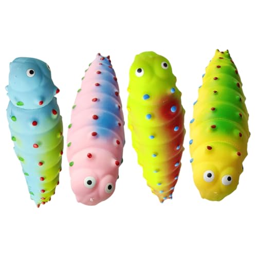 MILISTEN 4 Stück Teiliges Kleines Stressspielzeug Raupenform Strapazierfähiges Tragbares Kompaktes Dehnbares Squeeze Toy Interessantes Zappelspielzeug zur Stressreduktion Zufällige Farbe MILISTEN 4 Stück Teiliges Kleines Stressspielzeug Raupenform Strapazierfähiges Tragbares Kompaktes Dehnbares Squeeze Toy Interessantes Zappelspielzeug zur Stressreduktion Zufällige Farbe von Milisten