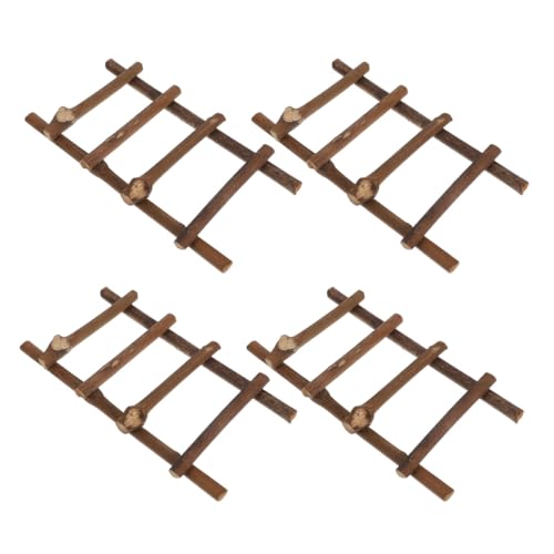 MILISTEN 4 Stück Teiliges Miniatur Natürliche Mini Leiter für Puppenhausmöbel Stabile Handwerksleiter für DIY Micro Landschaftsdekor und Kreative Mini Garten Accessoires MILISTEN 4 Stück Teiliges Miniatur Natürliche Mini Leiter für Puppenhausmöbel Stabile Handwerksleiter für DIY Micro Landschaftsdekor und Kreative Mini Garten Accessoires von Milisten