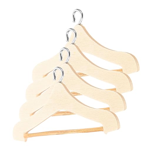 MILISTEN 4Stücke Kleiderbügel aus Holz für Puppen Stabil und Sicher zur Organisation der Puppenkleidung im Puppenhaus Mini Kleiderbügel für Modelle MILISTEN 4Stücke Kleiderbügel aus Holz für Puppen Stabil und Sicher zur Organisation der Puppenkleidung im Puppenhaus Mini Kleiderbügel für Modelle von Milisten