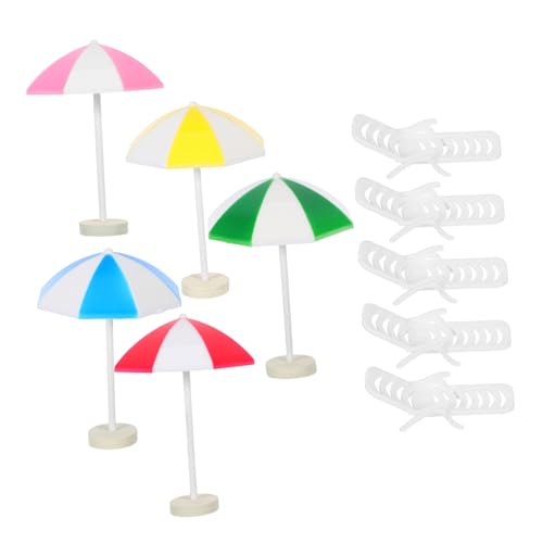 MILISTEN 5 Sätze Miniatur Strand sonnenschirme mit Stühlen Detailreiche Puppenhaus Deko Vielseitige Bastel Garten Diorama Accessoires Leicht Integrierbar für Kleine Strand szenen MILISTEN 5 Sätze Miniatur Strand sonnenschirme mit Stühlen Detailreiche Puppenhaus Deko Vielseitige Bastel Garten Diorama Accessoires Leicht Integrierbar für Kleine Strand szenen von Milisten
