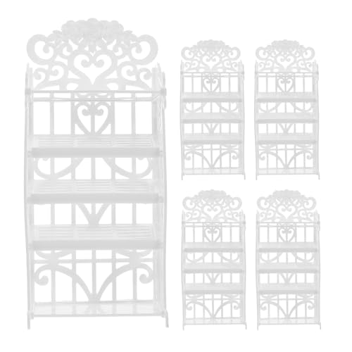 MILISTEN 5-teiliges Puppenschuhregal – Miniatur-Puppenhausmöbel – Mädchen-Spielset-Zubehör – Kleines Hohlregal für Mini-High-Heel-Sandalen-Stiefel-Organizer MILISTEN 5-teiliges Puppenschuhregal – Miniatur-Puppenhausmöbel – Mädchen-Spielset-Zubehör – Kleines Hohlregal für Mini-High-Heel-Sandalen-Stiefel-Organizer von Milisten